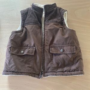 shearling-lined vest, Janie & Jack, 18 - 24 mths, cute and practical for fall